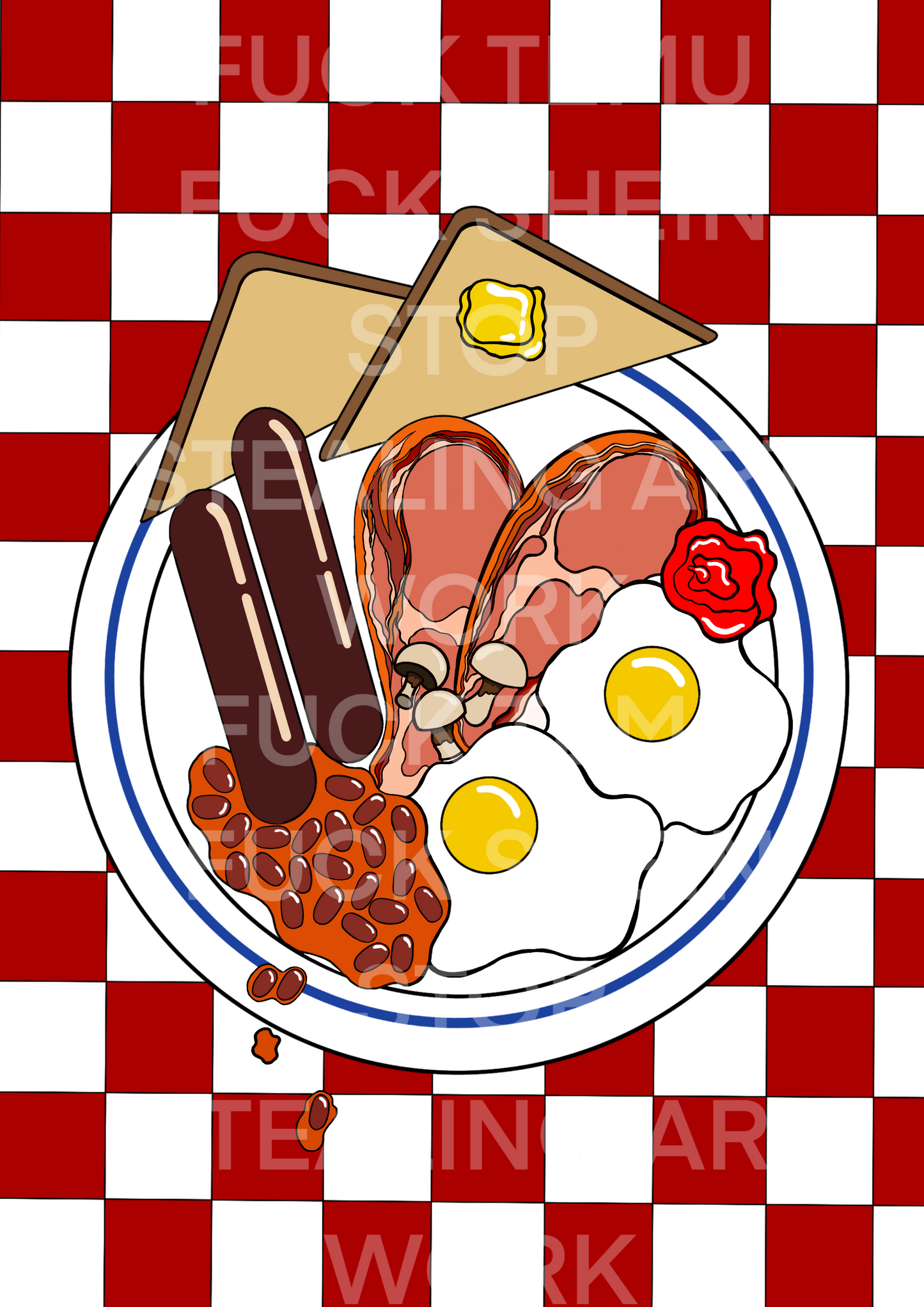 Full English Art Print