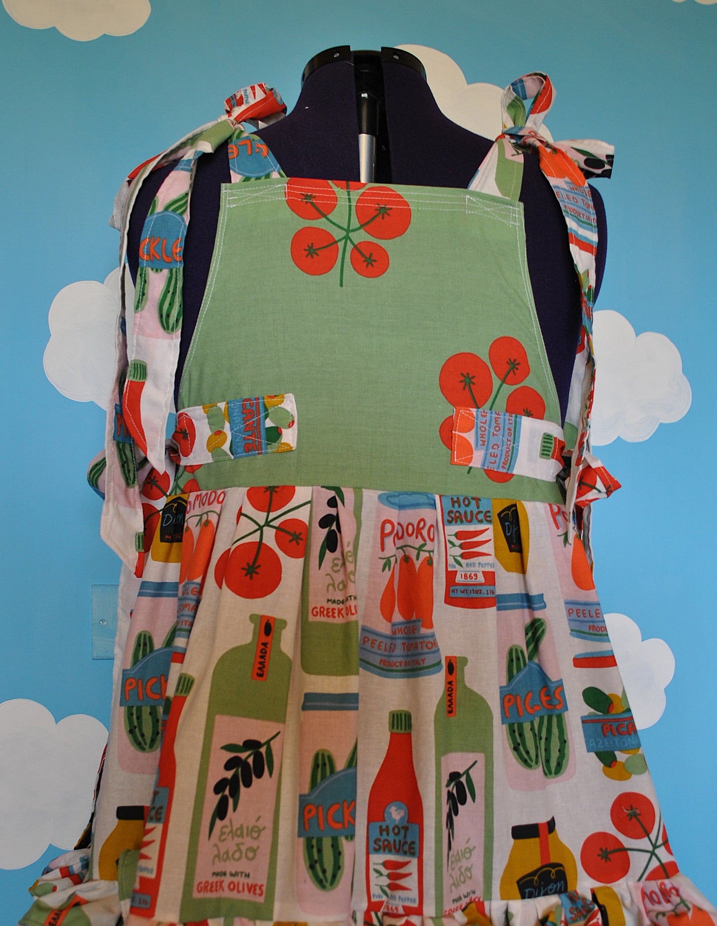 Condiment Dress Ready to ship size XL