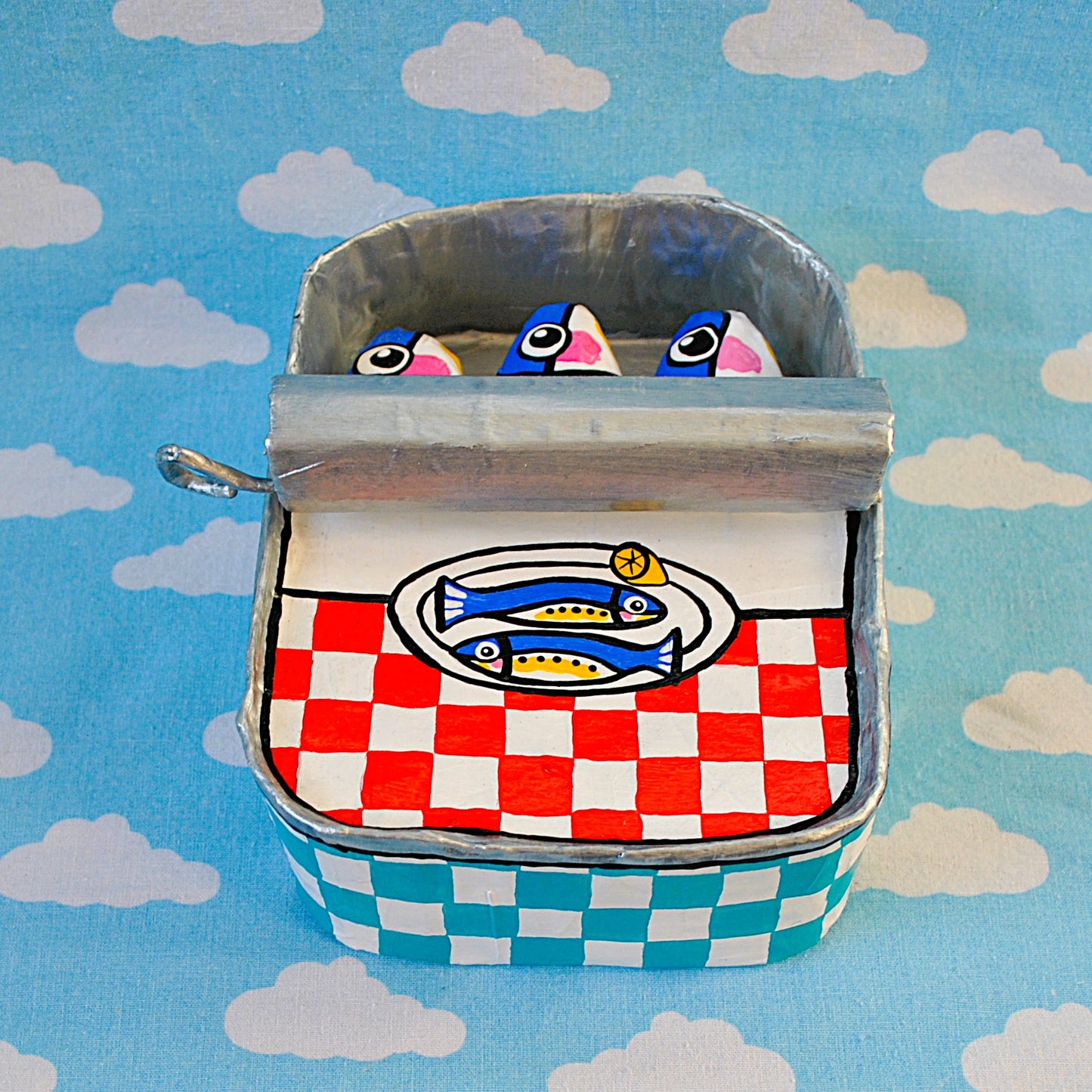 Sardines Tin on a table