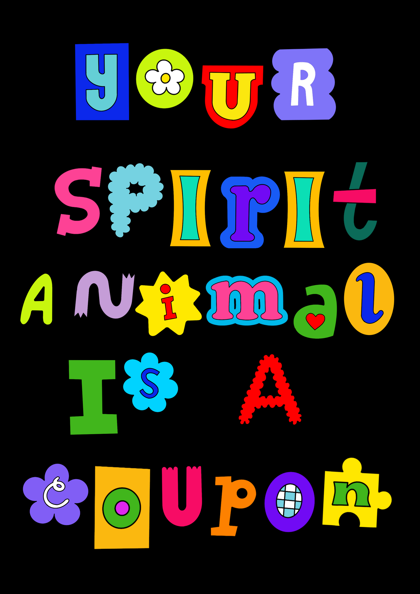 Spirit animal Greeting Card
