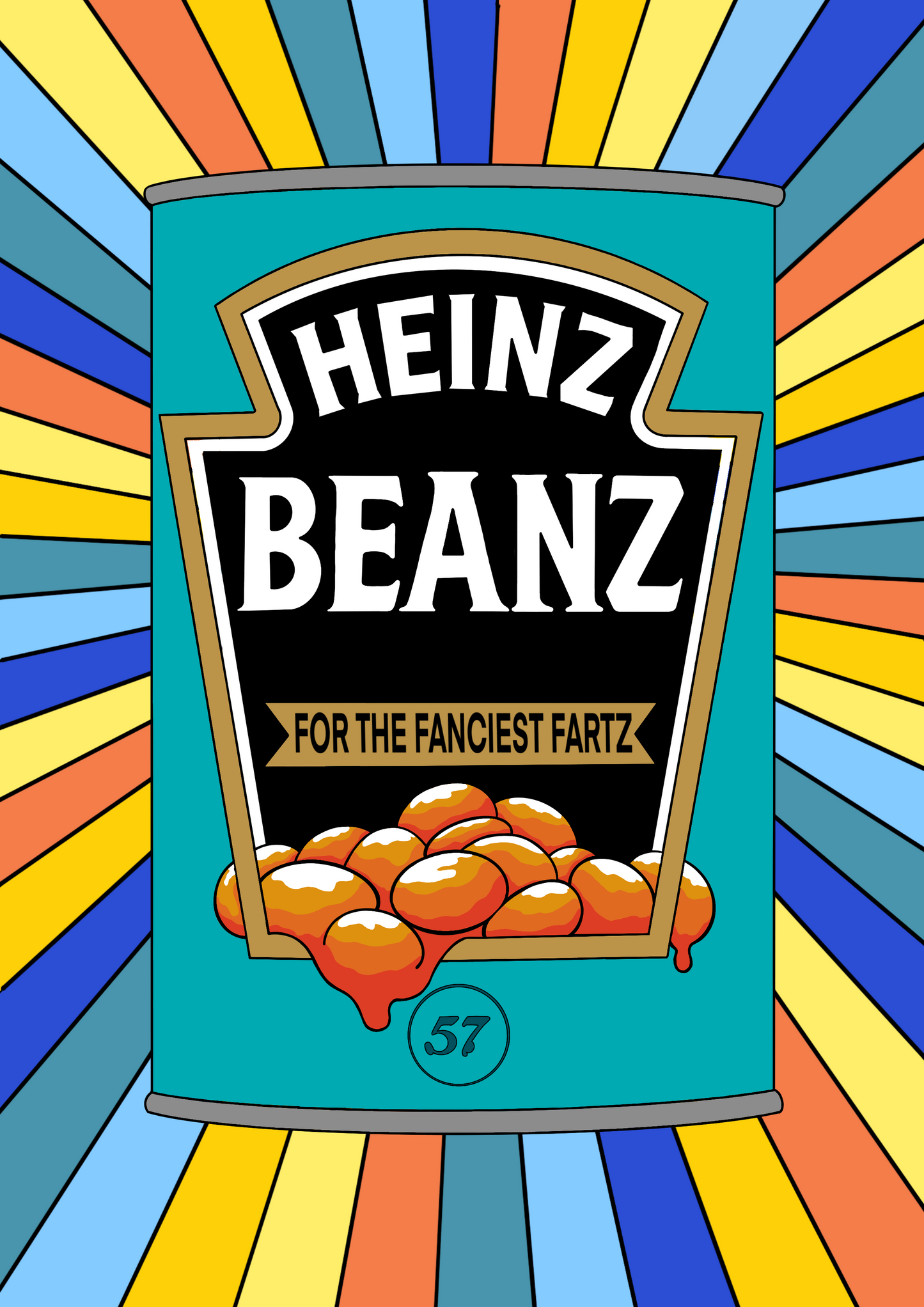 Beanz Greeting Card