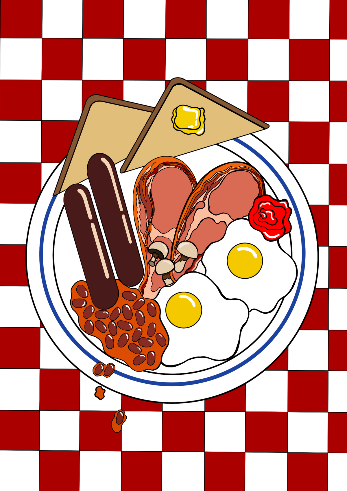 Full English Art Print