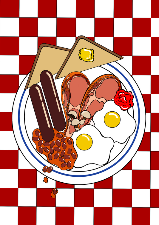 Full English Art Print
