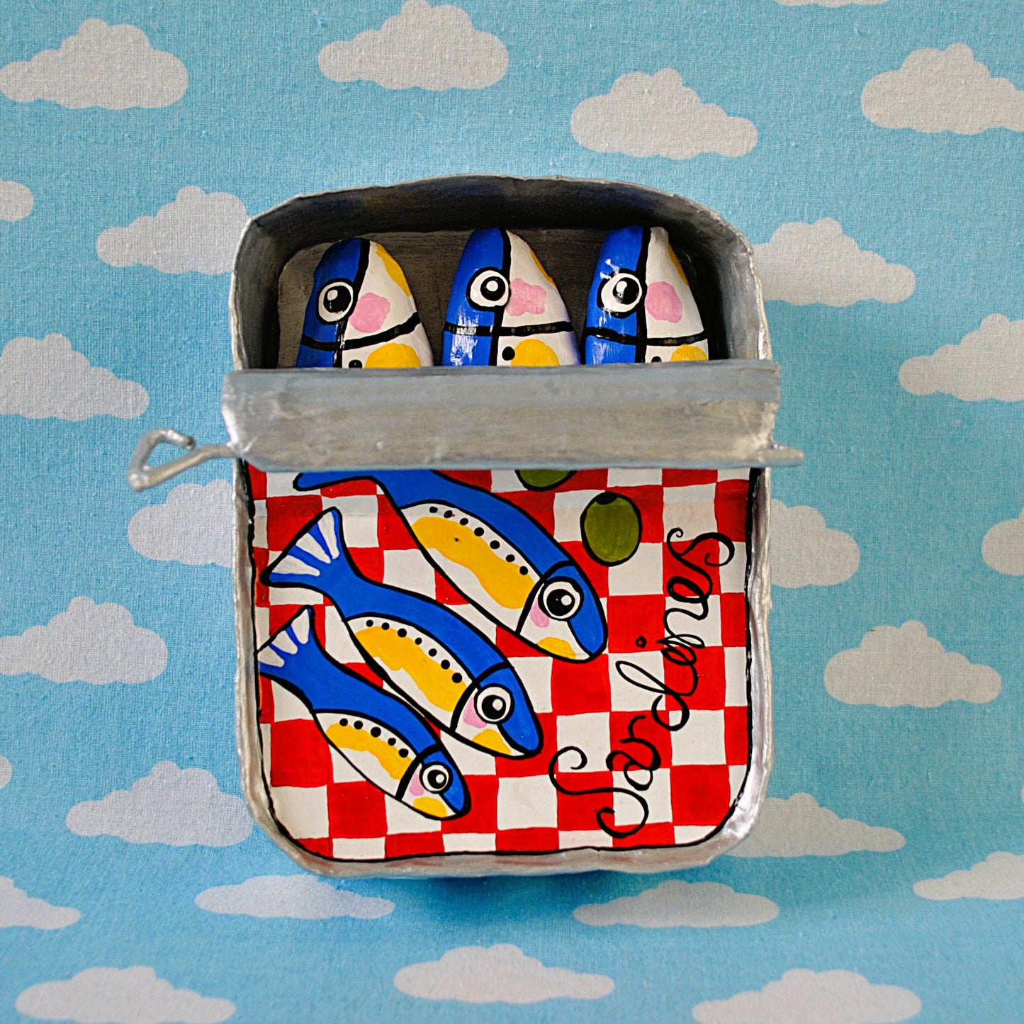 Sardine Tin Boat Olive