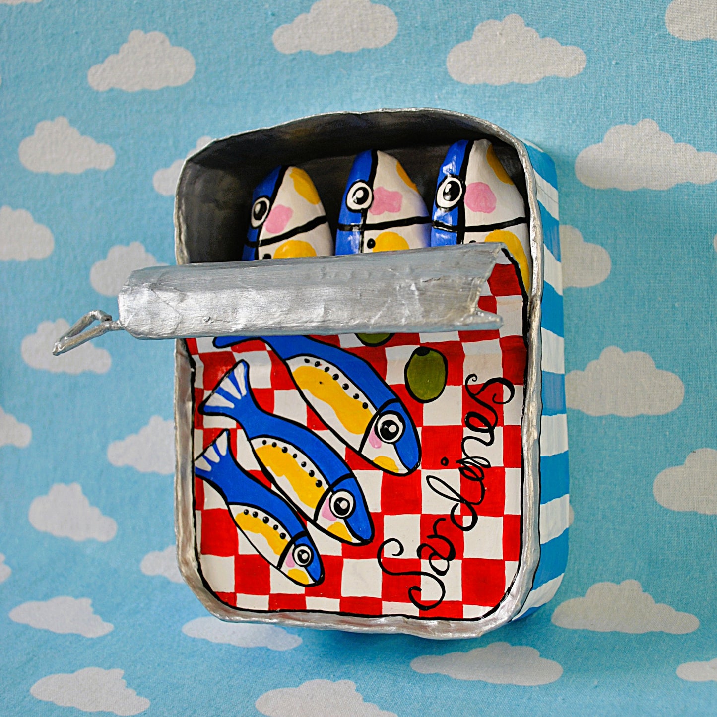 Sardine Tin Boat Olive