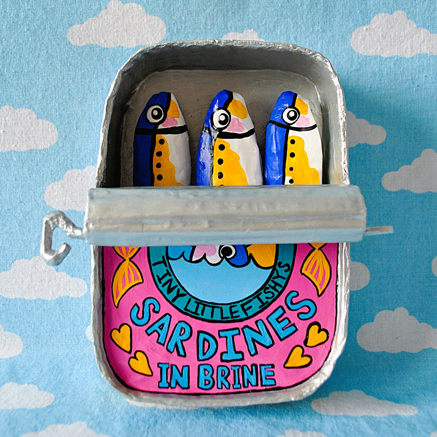 Sardine Tin tiny little fishys