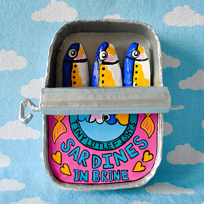 Sardine Tin tiny little fishys