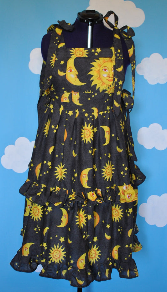 Sun and Moon Celestial Dress Ready to ship size XL