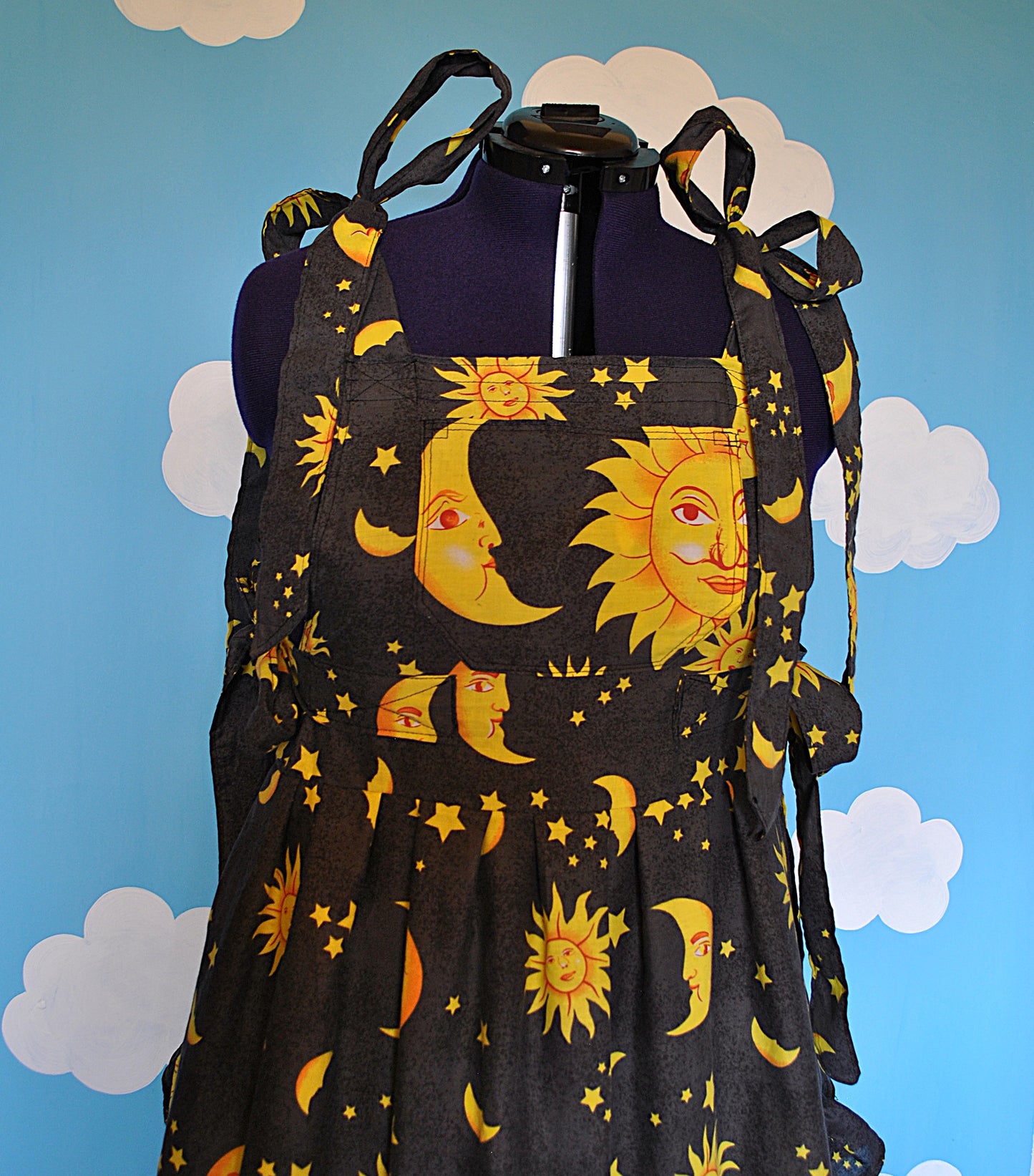 Sun and Moon Celestial Dress Ready to ship size XL