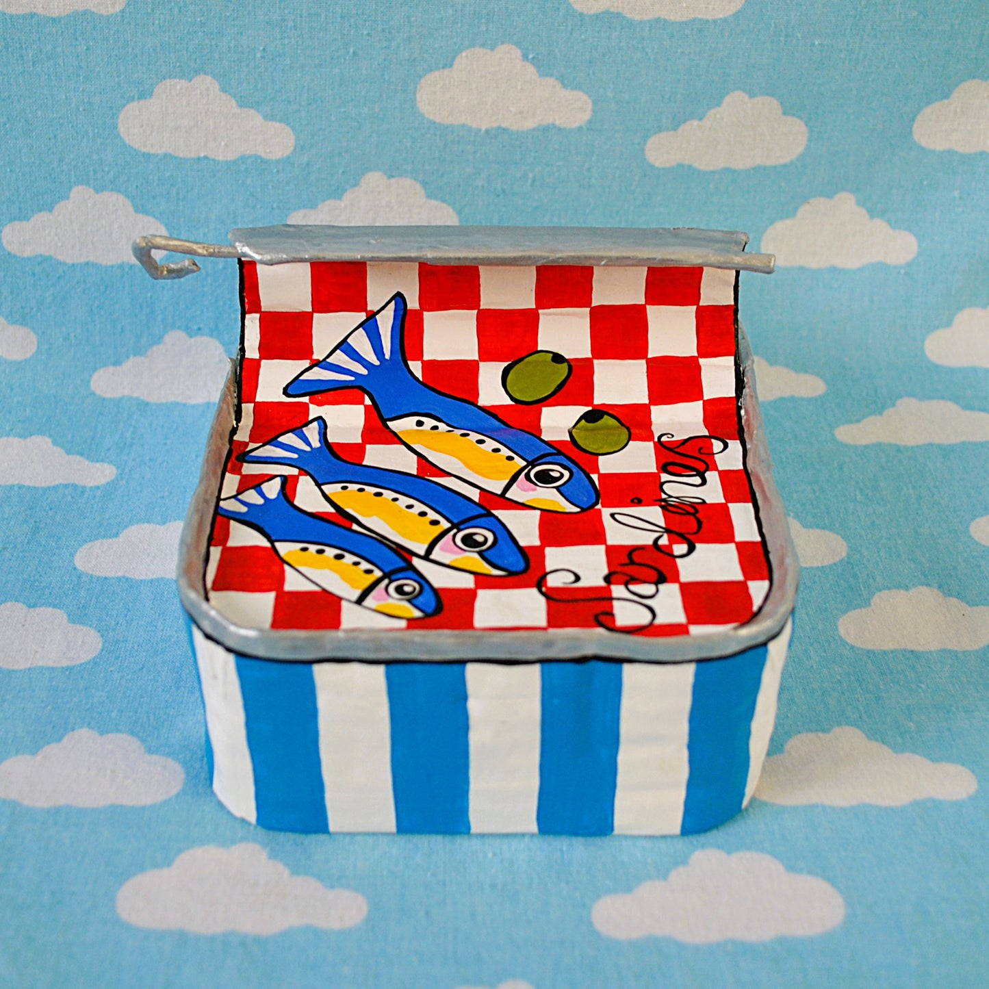 Sardine Tin Boat Olive