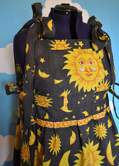 Mini Sun and Moon Celestial Dress Ready to ship size XXL