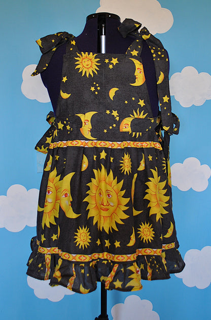 Mini Sun and Moon Celestial Dress Ready to ship size XXL