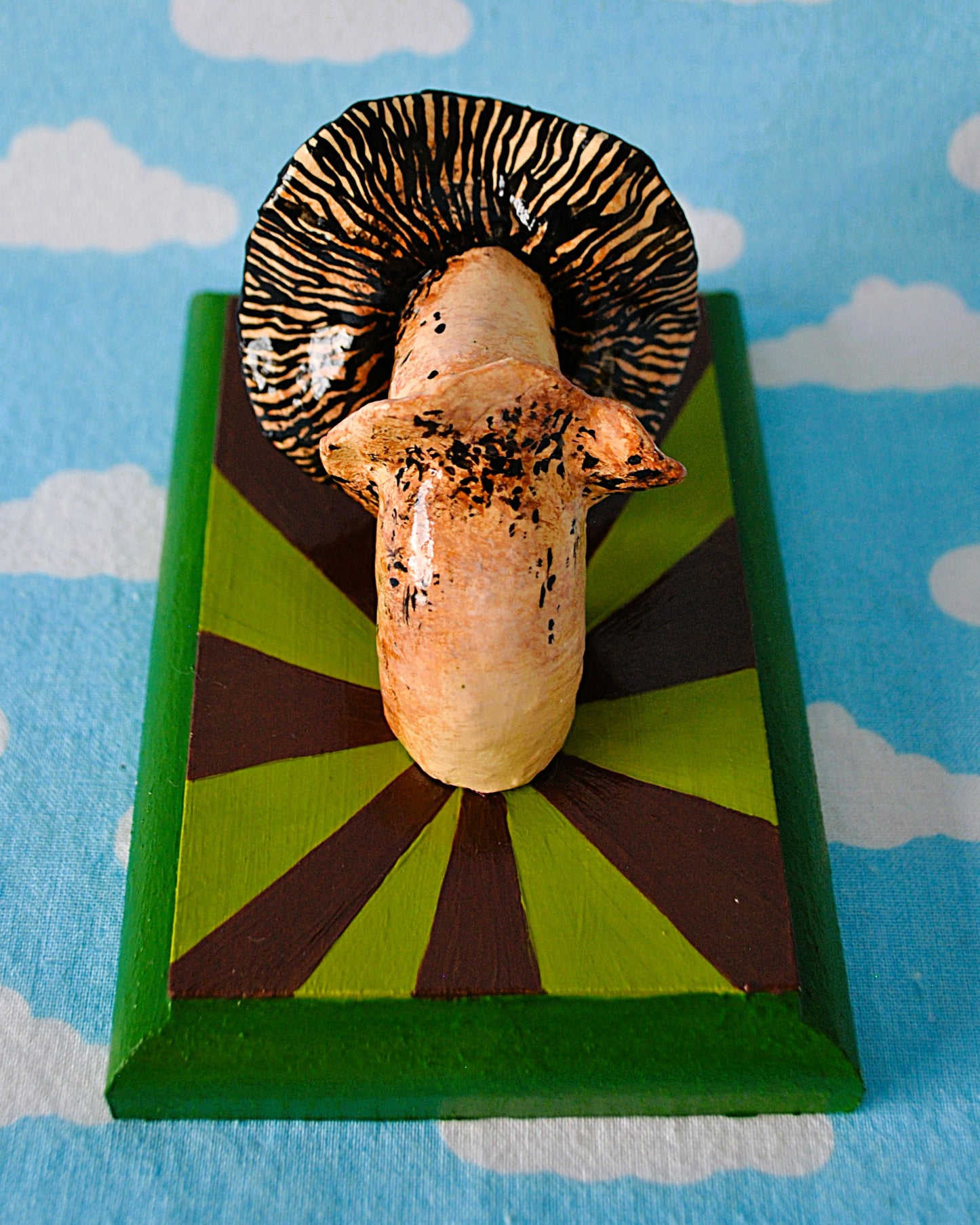 Red cap mushroom