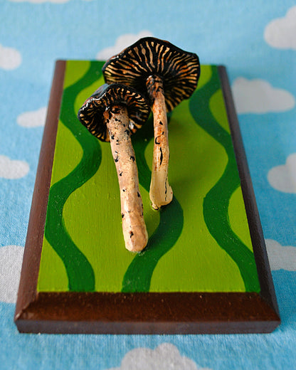 Double Brown Mushroom Small