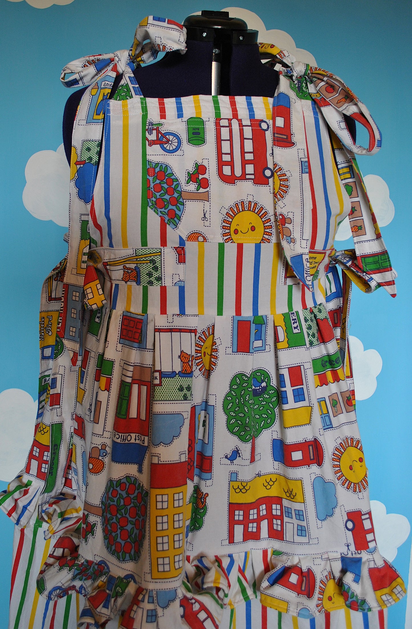 Little town Dress Ready to ship size XL