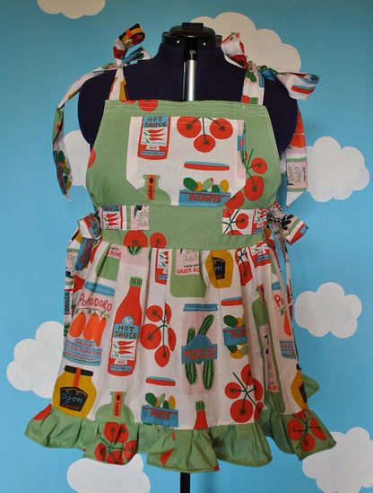 Mini Condiment Dress Ready to ship size XXL