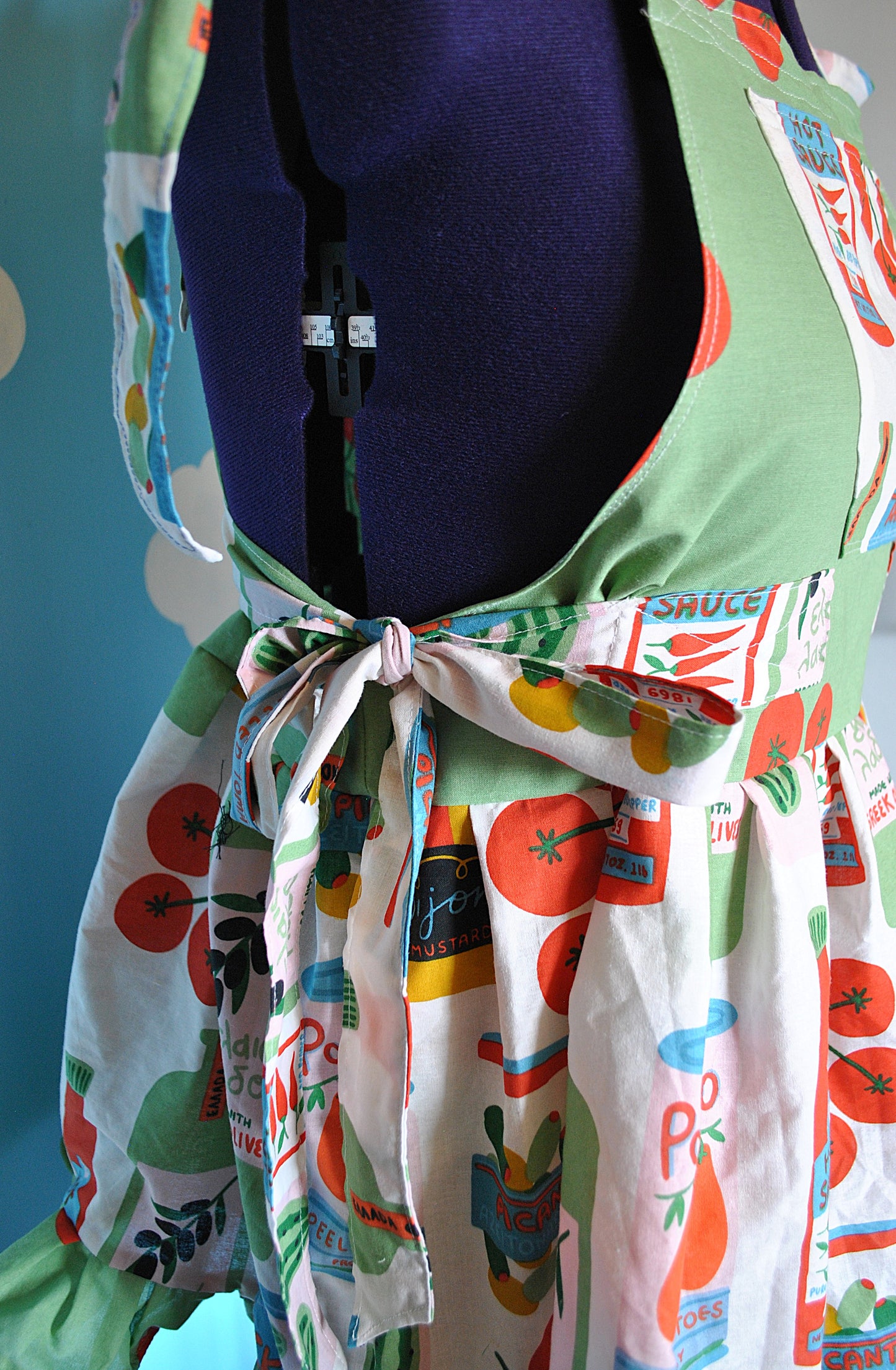 Mini Condiment Dress Ready to ship size XXL
