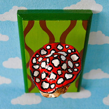Red cap mushroom