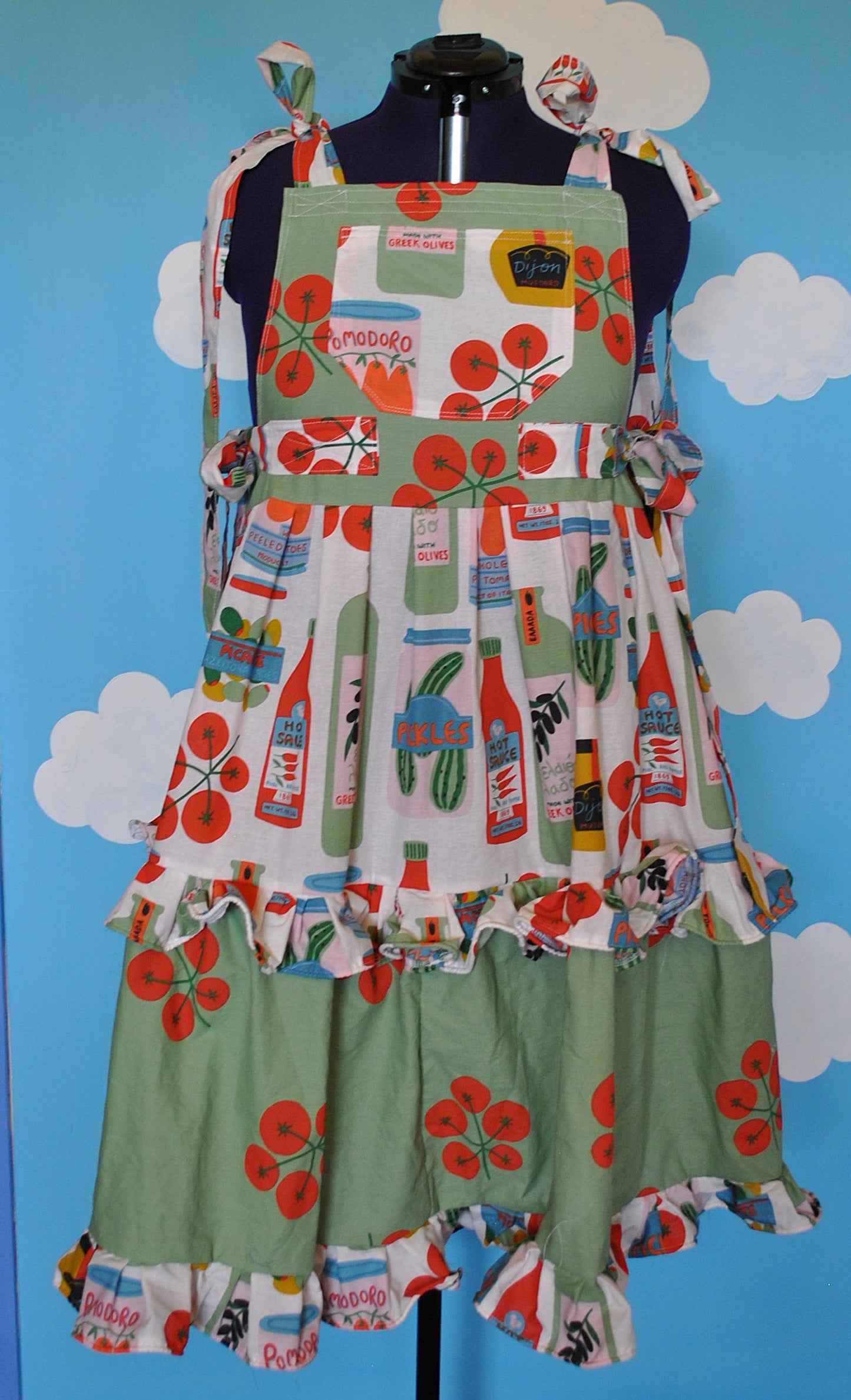 Condiment Dress Ready to ship size XL
