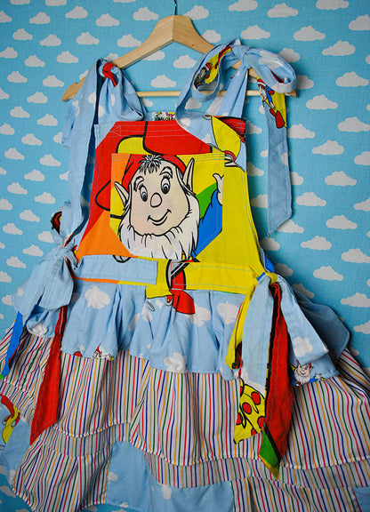 Noddy Mini Pinafore dress Ready to ship size 6-10
