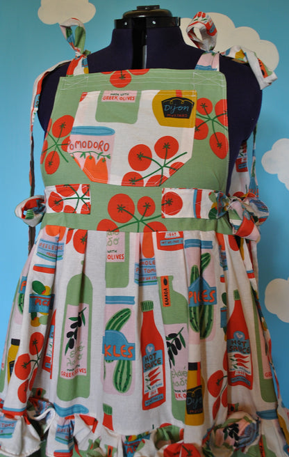 Condiment Dress Ready to ship size XL