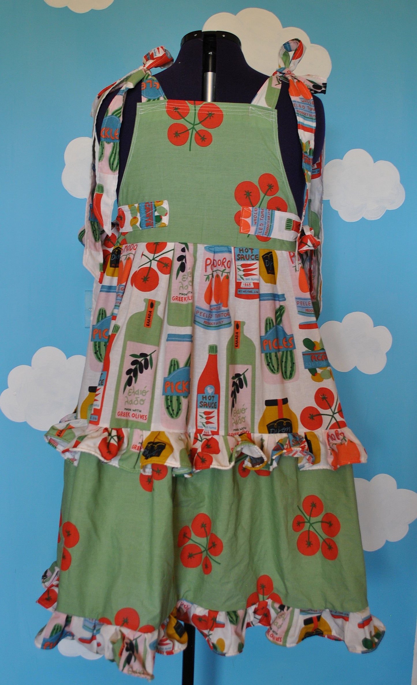 Condiment Dress Ready to ship size XL