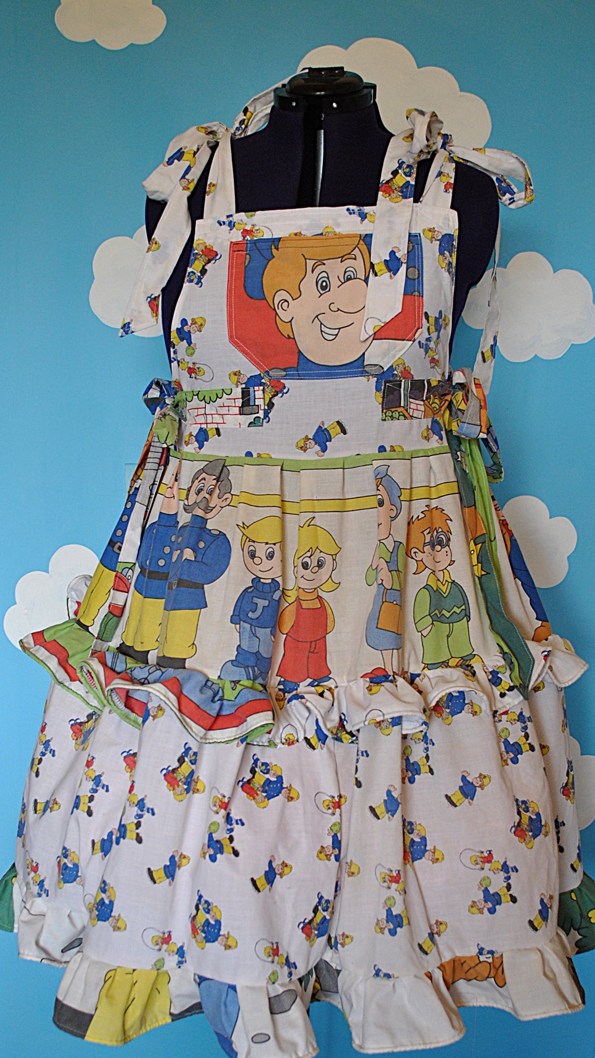Fireman Sam Dress Ready to ship size XXL