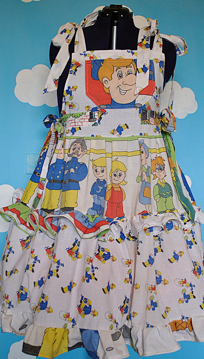 Fireman Sam Dress Ready to ship size XXL