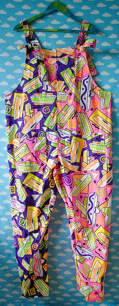 1980s Neon Dungarees Made to Measure