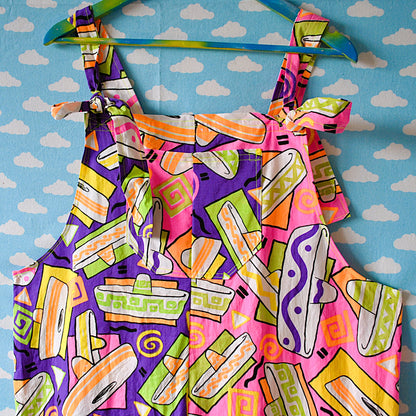 1980s Neon Dungarees Made to Measure