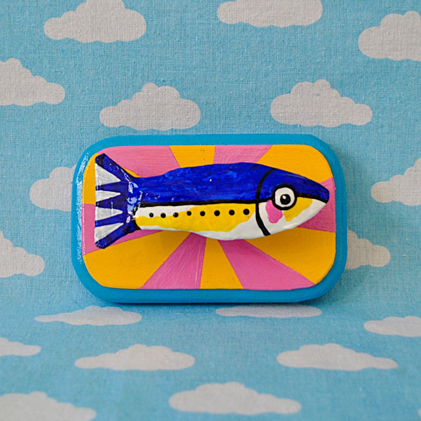 Sardine on Pink and Yellow Sunset