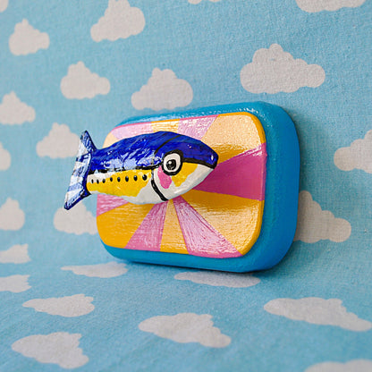 Sardine on Pink and Yellow Sunset