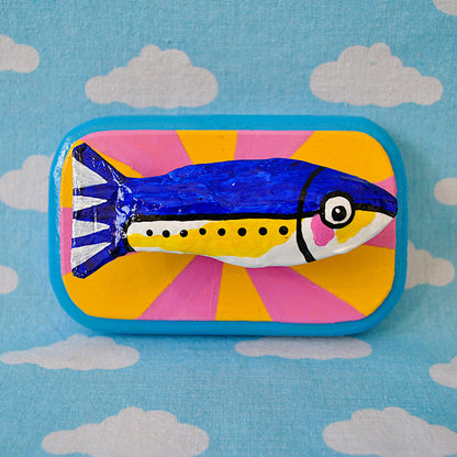 Sardine on Pink and Yellow Sunset
