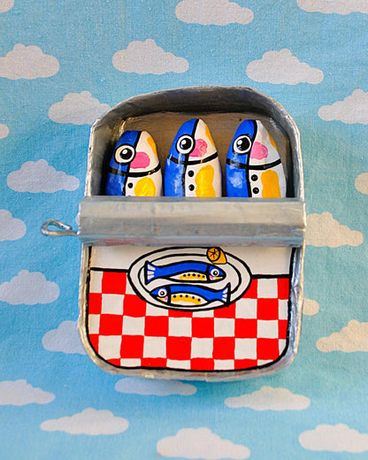 Sardines Tin on a table