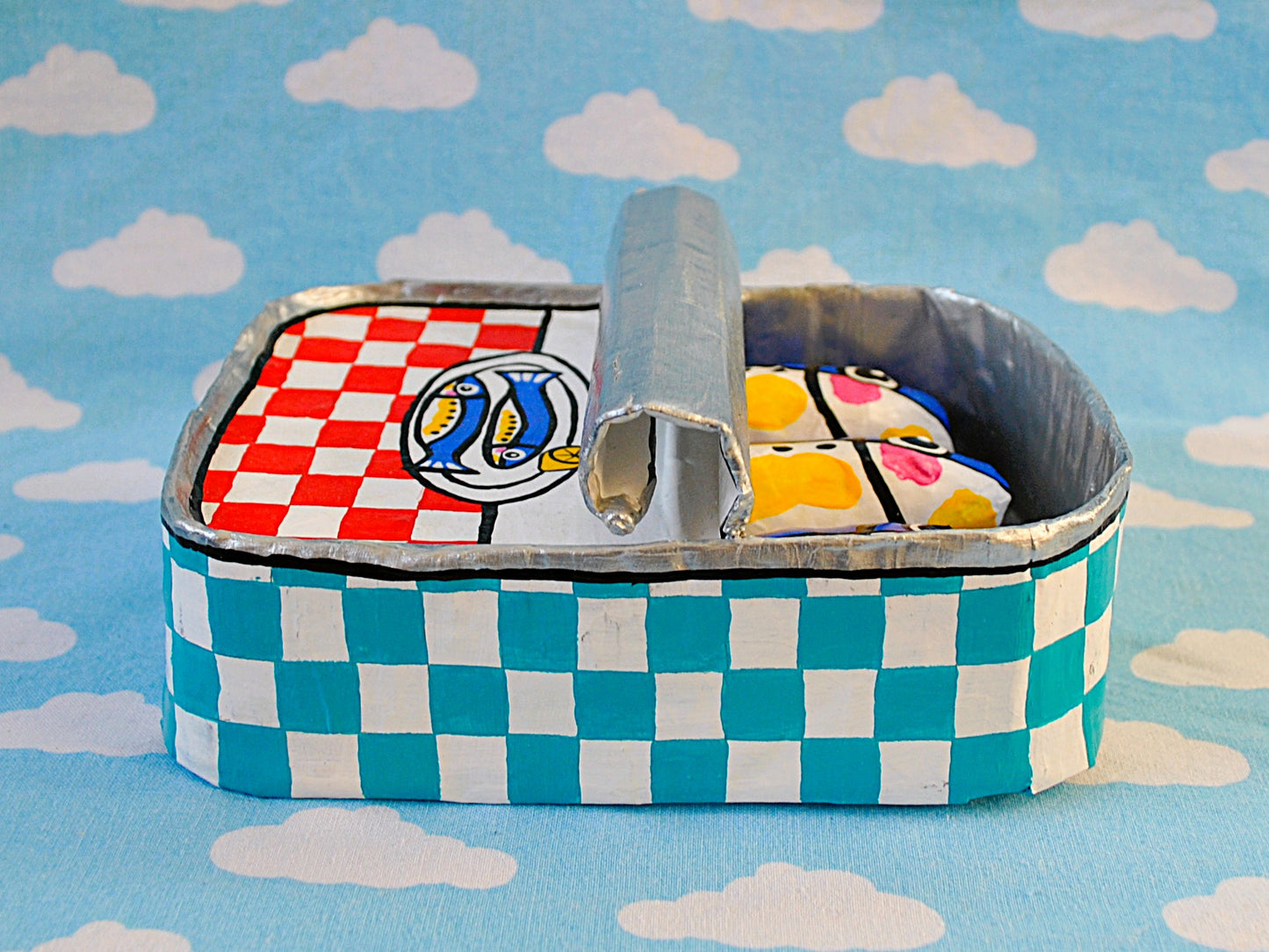 Sardines Tin on a table