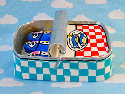 Sardines Tin on a table