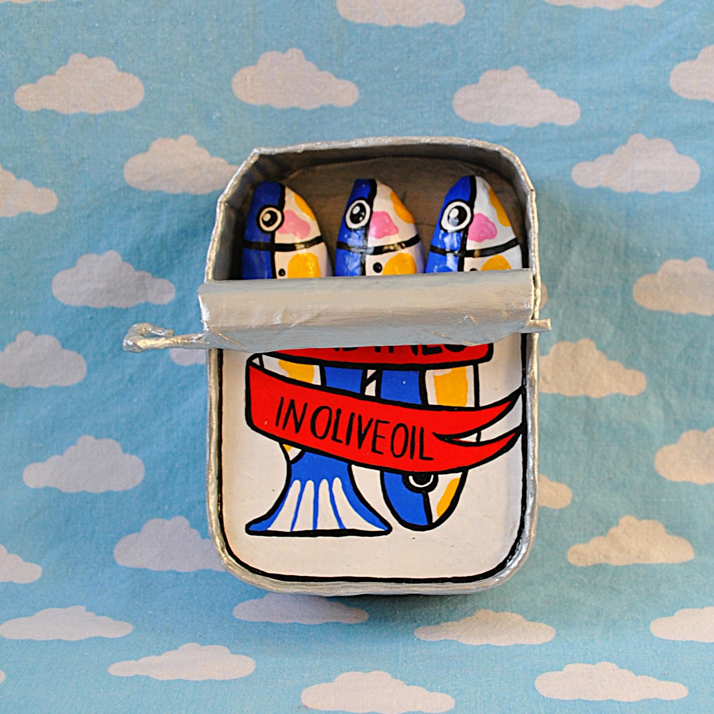 Sardines Tin Tattoo