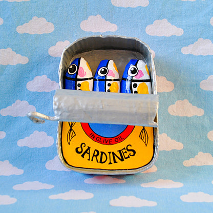Sardines Tin Red and yellow Sardine