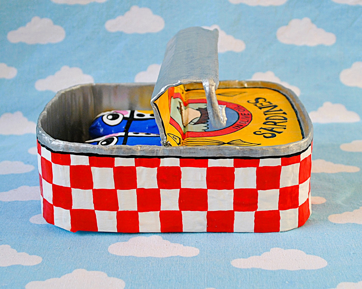 Sardines Tin Red and yellow Sardine