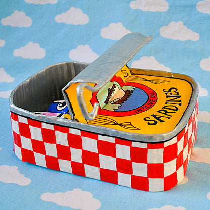 Sardines Tin Red and yellow Sardine