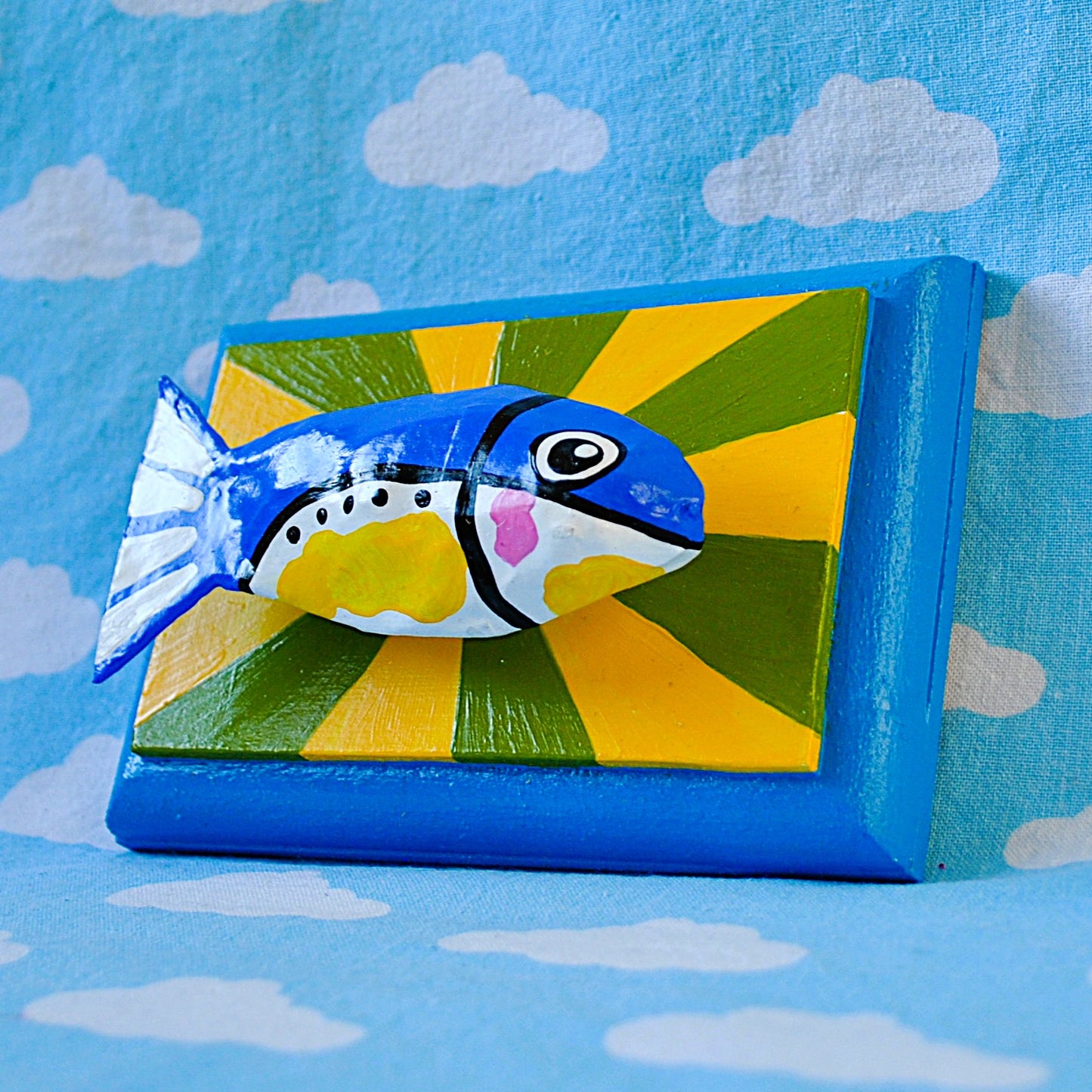 Sardine on Green and Yellow