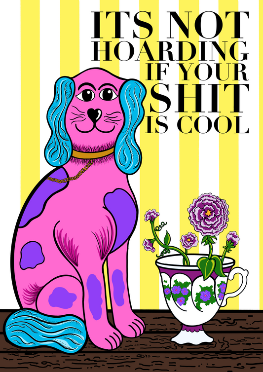 Hoarding Greeting Card