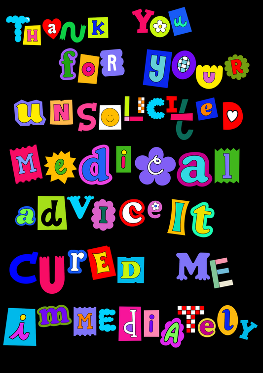 Advice Greeting Card