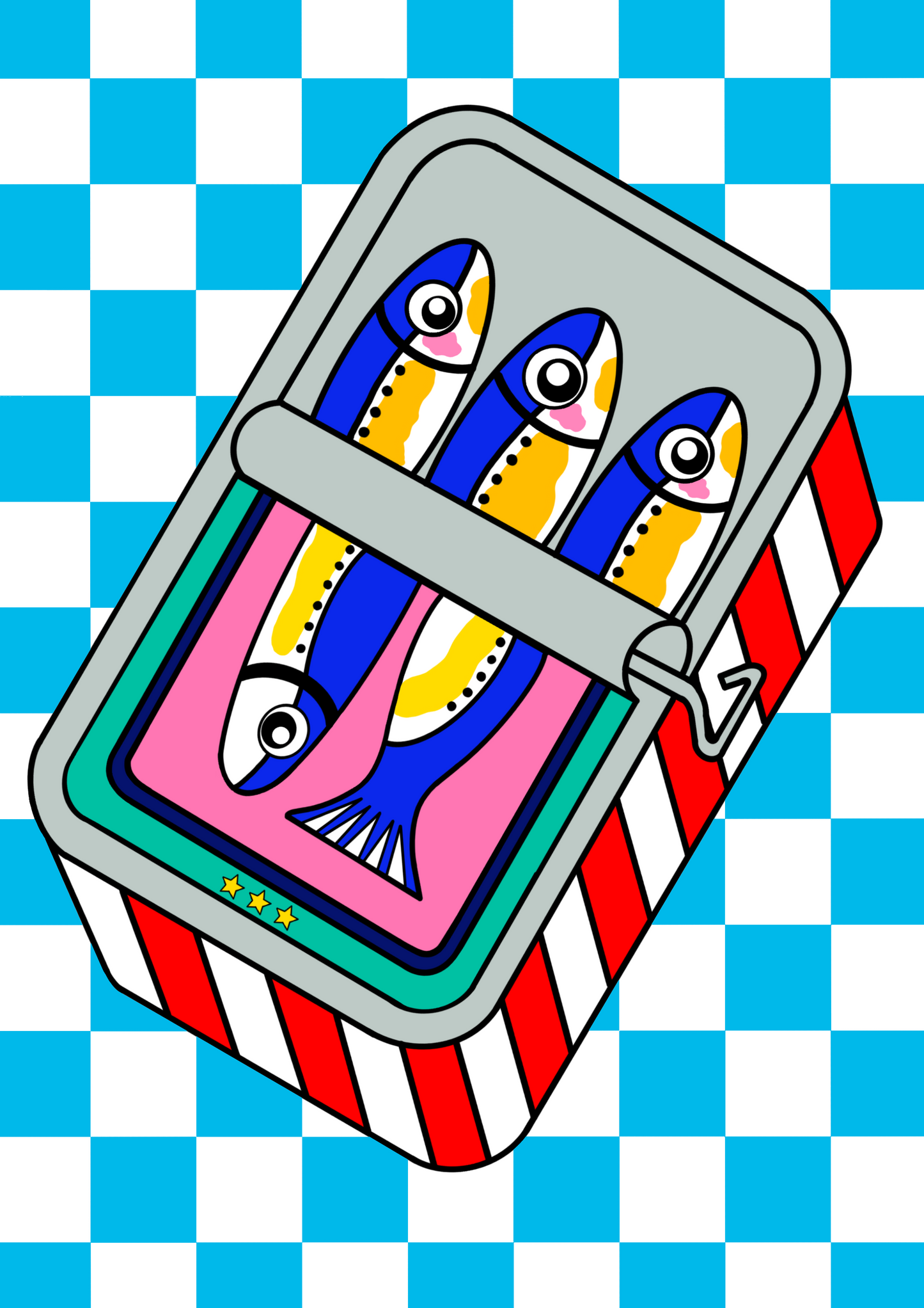 Sardine tin Art Print