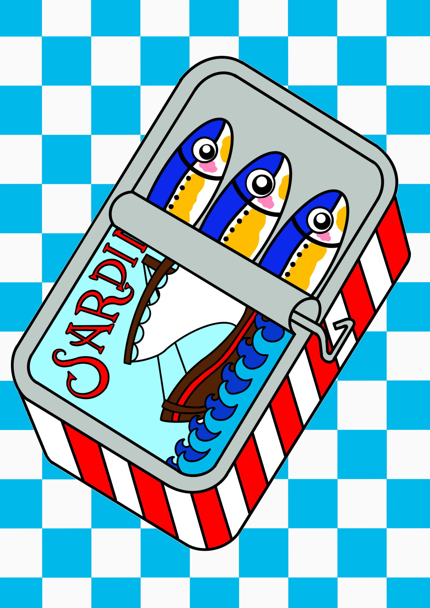 Sardine tin Art Print