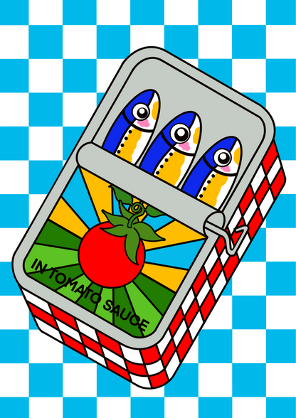 Sardine tin Art Print