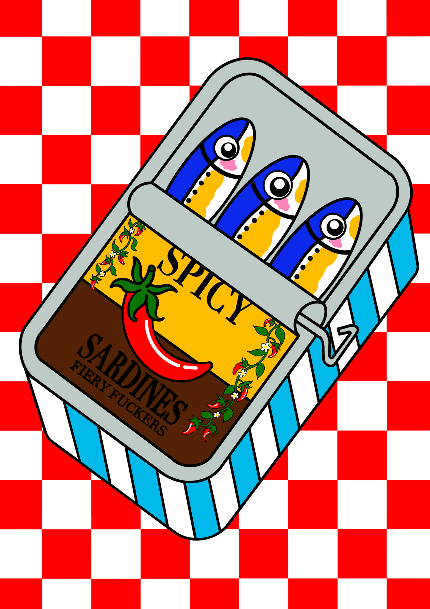 Sardine tin Art Print