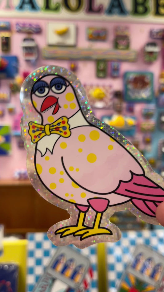 Blobby Pigeon sticker