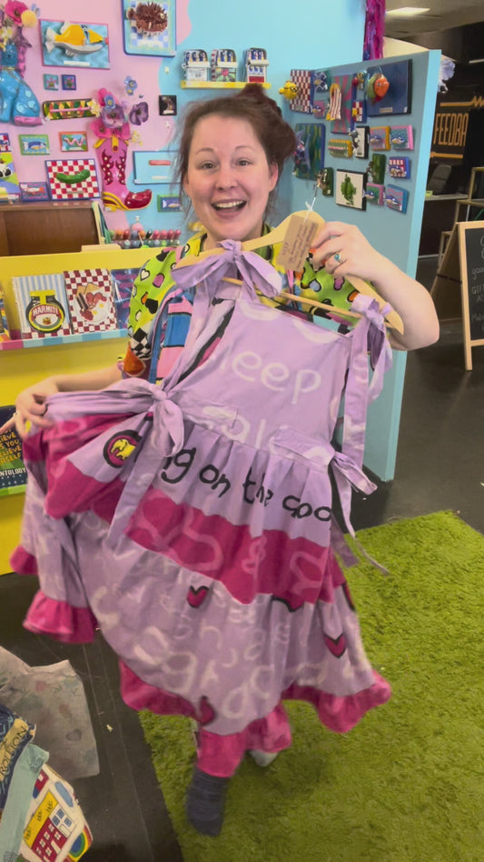 Groovy Chick bang on the door Dress Ready to ship size XL