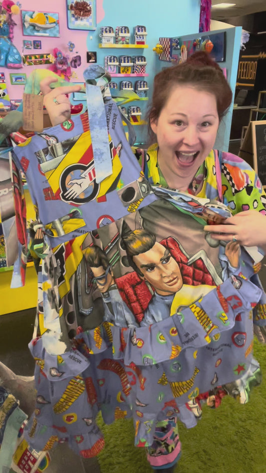Thunderbirds Dress Ready to ship size XL